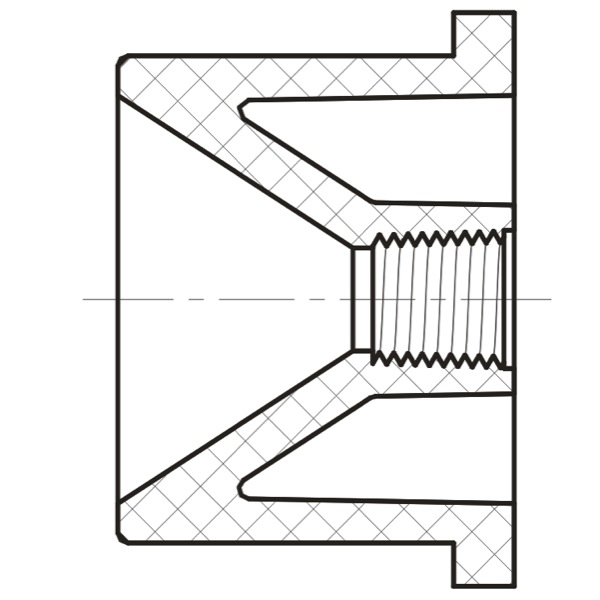 Reducing Bushing Flush Style (SPIG × FIPT)  