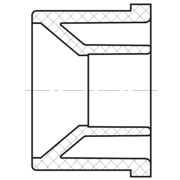 Reducing Bushing Flush Style (SPIG × SOC)  