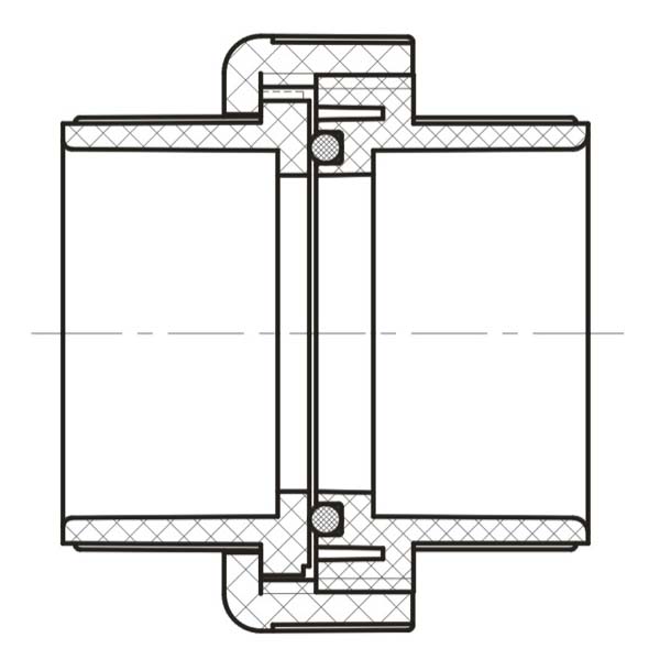 Union W/O-Ring Seal (SOC × SOC) 