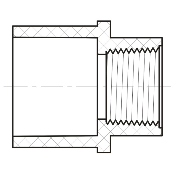 Reducing Female Adapter (SOC × FIPT)  