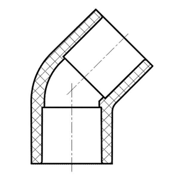 45° Ell (SOC × SOC)  