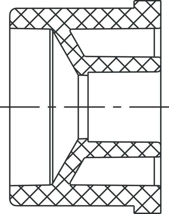 Reducing Bushing Flush Style (SPIG × SOC)  