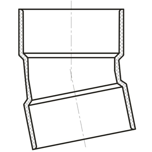 11-1/4° Elbow ( H × H )