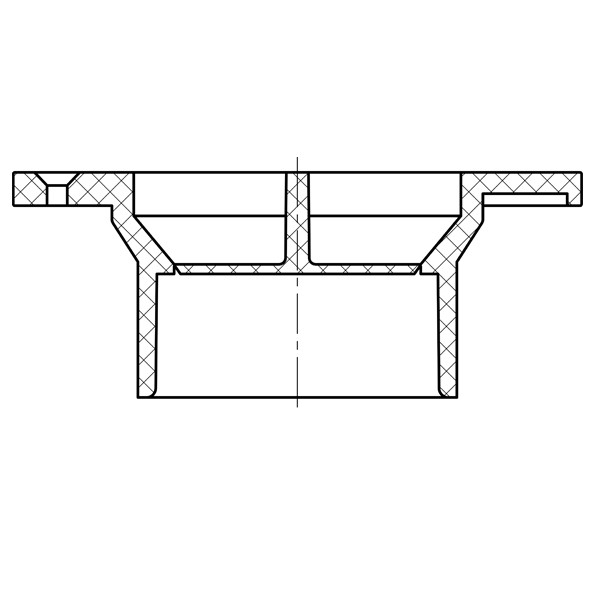 Closet Flange w/Test Plate ( H )