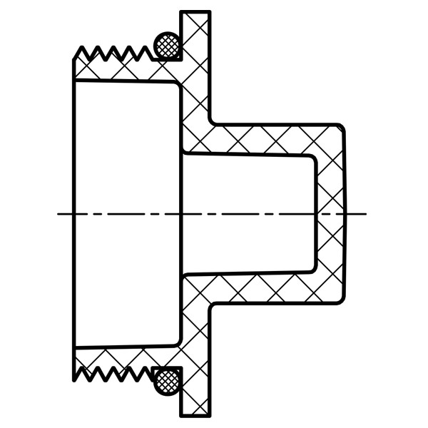 Cleanout Plug w/Gasket (MPT)