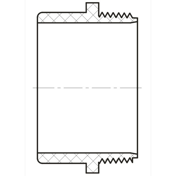 Trap Adapter-Male ( S × Slip )