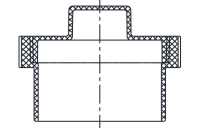 FITTING CLEANOUT ADAPTER W/ C.O. PLUG (S × FPT)