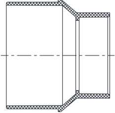 ADAPTER BUSHING (SEWER SPGxDWV HUB)