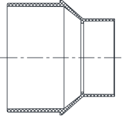 EXTENDED REDUCER BUSHING (SPGxH)