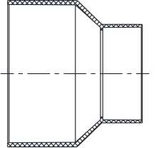 PIPE INCREASER-REDUCER (H × H)