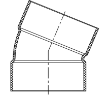 1/16 BEND (H × H)