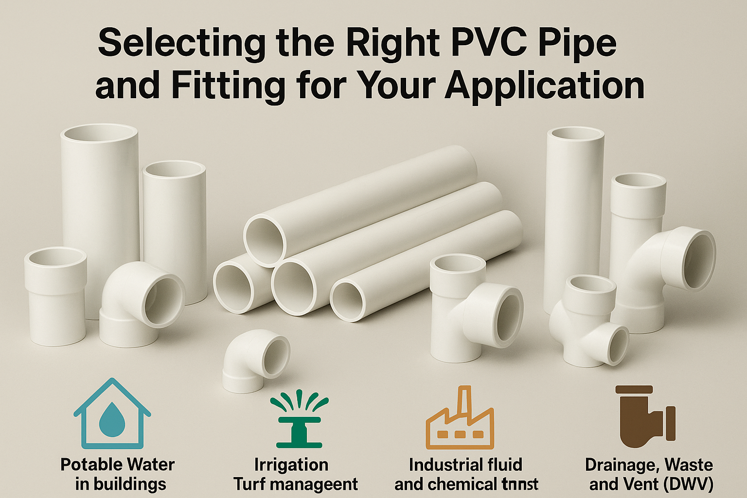 Guide to Selecting the Right PVC Pipe and Fitting for Your Application