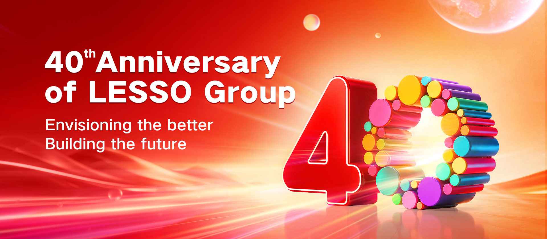 40th Anniversary banner